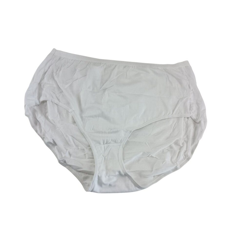 Women's  Briefs Underwear Panties Hanes  White 3-Pair 100% Cotton Sz.11/4XL - Picture 3 of 4